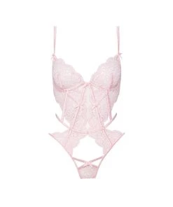 Victorias Secret New Creamsicle Lace Bodysuit