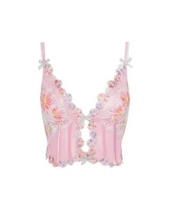 Victorias Secret Aster Embroidery Bustier New