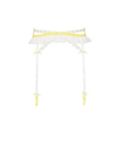 Victorias Secret Lemon Daisy Garter Belt 13 Victorias Secret Lemon Daisy Garter Belt