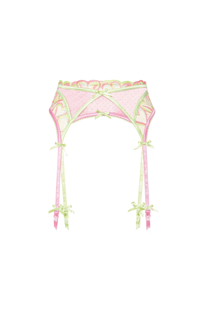 Victorias Secret Hugging Hearts Embroidery Garter Belt 7 Victorias Secret Hugging Hearts Embroidery Garter Belt