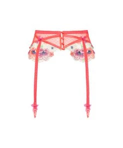 Victorias Secret New Shimmer Zinnia Embroidery Garter