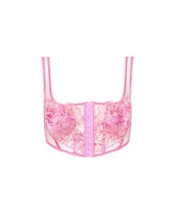 Victorias Secret Hibiscus Embroidery Bustier 13 Victorias Secret Hibiscus Embroidery Bustier