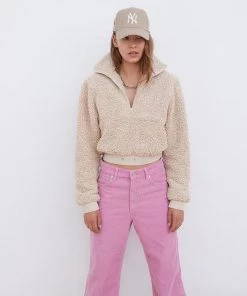 For Love & Leisure Sherpa Fleece Pullover