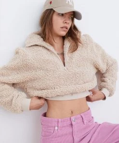 For Love & Leisure Sherpa Fleece Pullover