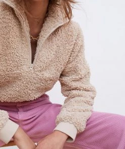For Love & Leisure Sherpa Fleece Pullover
