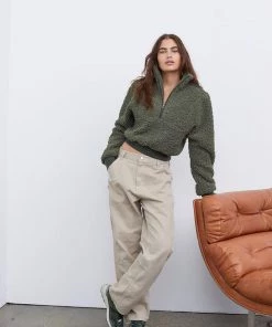 For Love & Leisure Sherpa Fleece Pullover