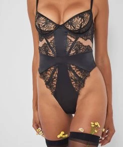 Victorias Secret Soutache Embroidered Bodysuit