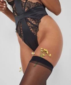 Victorias Secret Soutache Embroidered Bodysuit