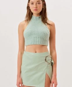 Knitz Dominique Crop Tank Sweater