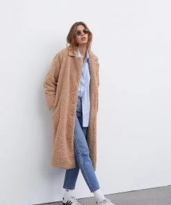 For Love & Leisure Long Teddy Coat