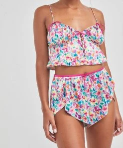 Victorias Secret Watercolor Floral Short Lingerie